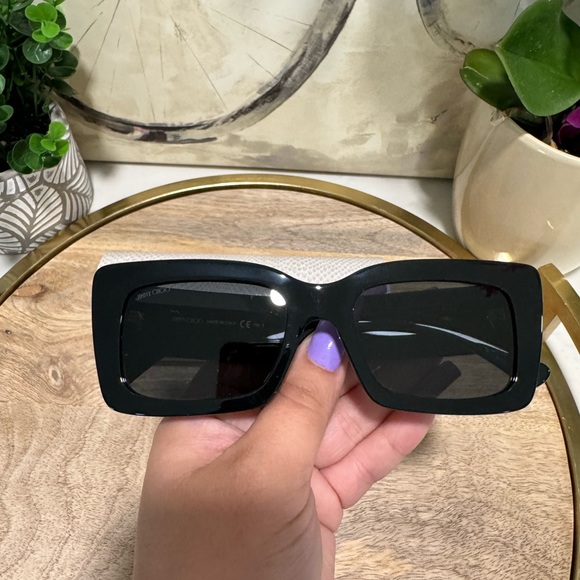 SALE❤️JIMMY CHOO Square monogram sunglasses ✨ - Picture 15 of 15